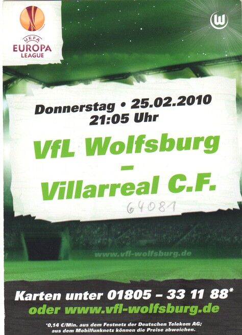 Autogramm Fussball | VfL Wolfsburg | 2009 | Diego BENAGLIO (Villareal)