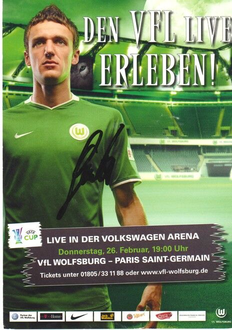 Autogramm Fussball | VfL Wolfsburg | 2008 | Christian GENTNER (Spiel PSG)