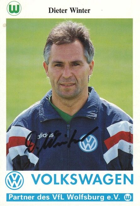 Autogramm Fussball | VfL Wolfsburg | 1993 | Dieter WINTER