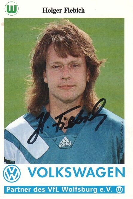 Autogramm Fussball | VfL Wolfsburg | 1993 | Holger FIEBICH