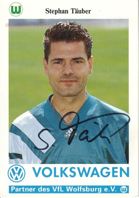 Autogramm Fussball | VfL Wolfsburg | 1993 | Stephan TÄÜBER