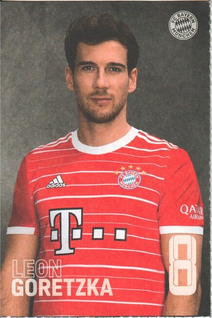 Autogramm Fussball | FC Bayern München | 2022 Druck | Leon GORETZKA