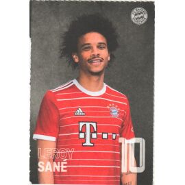 Autogramm Fussball | FC Bayern München | 2022 Druck | Leroy SANE