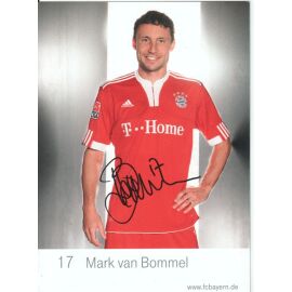 Autogramm Fussball | FC Bayern München | 2009 Druck | Mark VAN BOMMEL