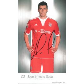 Autogramm Fussball | FC Bayern München | 2009 Druck | Jose Ernesto SOSA
