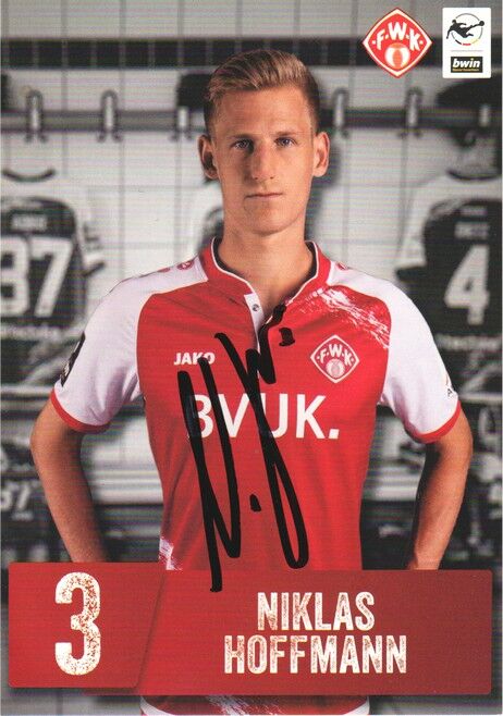 Autogramm Fussball | Würzburger Kickers | 2021 | Niklas HOFFMANN