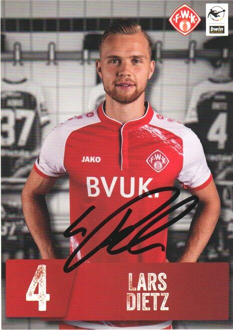 Autogramm Fussball | Würzburger Kickers | 2021 | Lars DIETZ