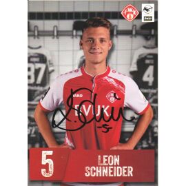 Autogramm Fussball | Würzburger Kickers | 2021 | Leon SCHNEIDER
