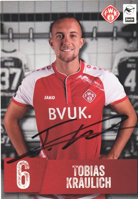 Autogramm Fussball | Würzburger Kickers | 2021 | Tobias KRAULICH