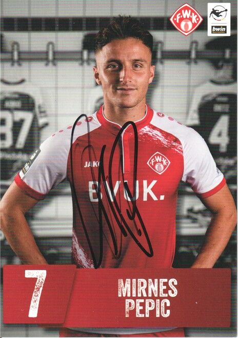 Autogramm Fussball | Würzburger Kickers | 2021 | Mirnes PEPIC