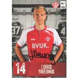 Autogramm Fussball | Würzburger Kickers | 2021 | Louis BREUNIG