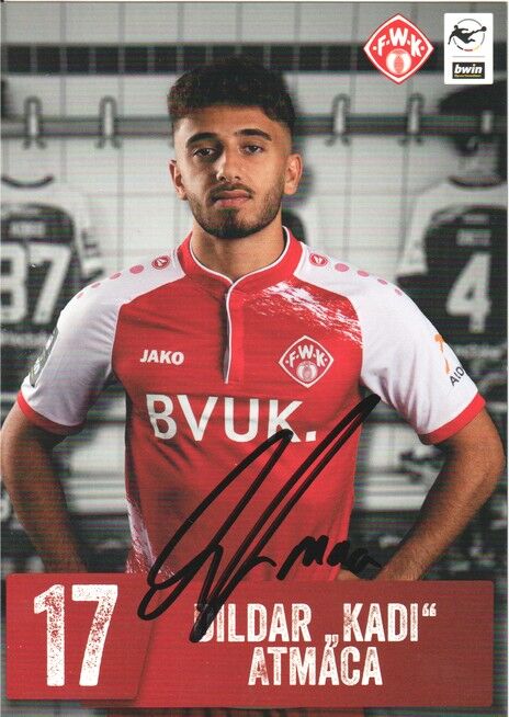 Autogramm Fussball | Würzburger Kickers | 2021 | Dildar ATMACA