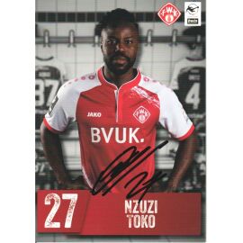 Autogramm Fussball | Würzburger Kickers | 2021 | Nzuzi TOKO