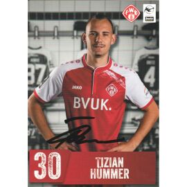 Autogramm Fussball | Würzburger Kickers | 2021 | Tizian HÜMMER