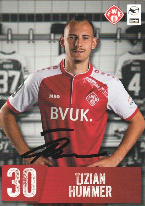 Autogramm Fussball | Würzburger Kickers | 2021 | Tizian HÜMMER