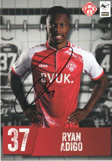 Autogramm Fussball | Würzburger Kickers | 2021 | Ryan ADIGO