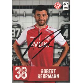 Autogramm Fussball | Würzburger Kickers | 2021 | Robert HERRMANN