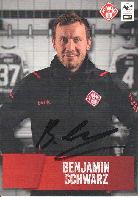 Autogramm Fussball | Würzburger Kickers | 2021 | Benjamin SCHWARZ