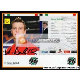 Autogramm Fussball | Hannover 96 | 2007 | Hanno BALITSCH