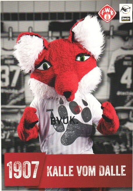 AK Fussball | Würzburger Kickers | 2021 | KALLE VOM DALLE (Maskottchen)