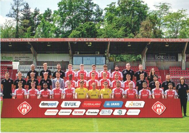 Mannschaftskarte Fussball | Würzburger Kickers | 2021