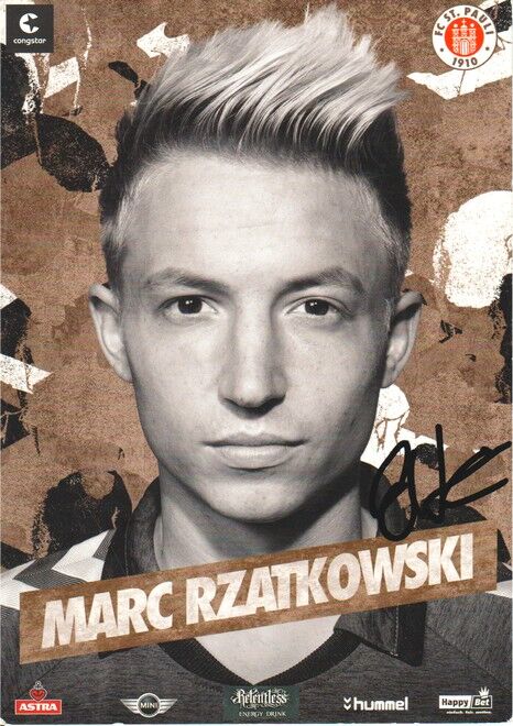 Autogramm Fussball | FC St. Pauli | 2014 | Marc RZATKOWSKI