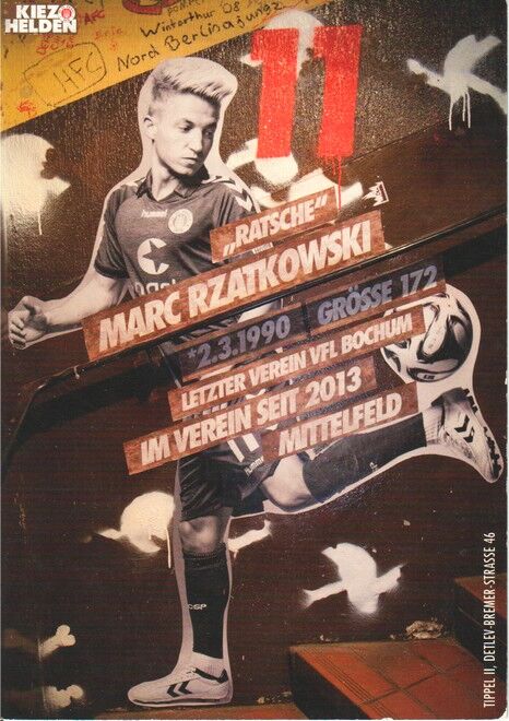 Autogramm Fussball | FC St. Pauli | 2014 | Marc RZATKOWSKI