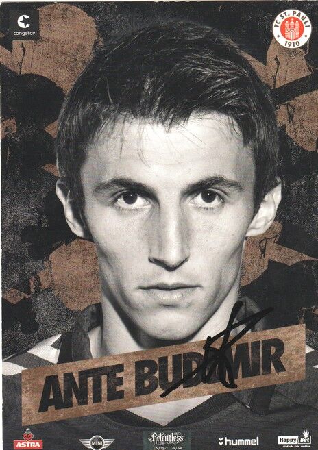 Autogramm Fussball | FC St. Pauli | 2014 | Ante BUDIMIR