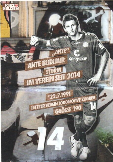 Autogramm Fussball | FC St. Pauli | 2014 | Ante BUDIMIR