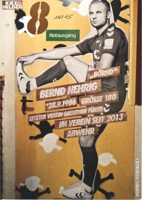 Autogramm Fussball | FC St. Pauli | 2014 | Bernd NEHRIG