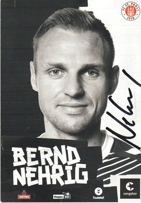 Autogramm Fussball | FC St. Pauli | 2015 | Bernd NEHRIG