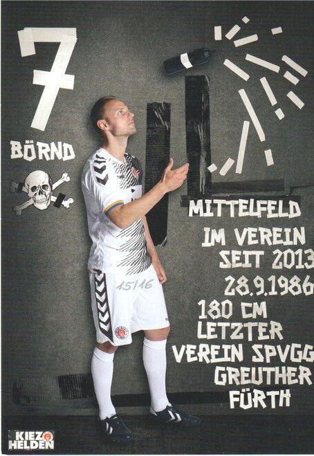 Autogramm Fussball | FC St. Pauli | 2015 | Bernd NEHRIG