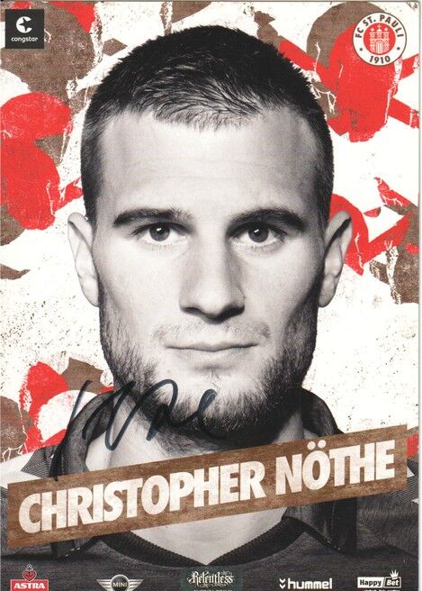 Autogramm Fussball | FC St. Pauli | 2014 | Christopher NÖTHE