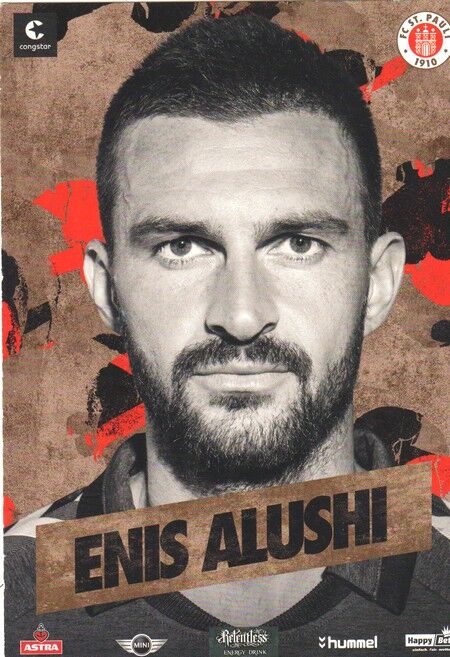 Autogramm Fussball | FC St. Pauli | 2014 | Enis ALUSHI