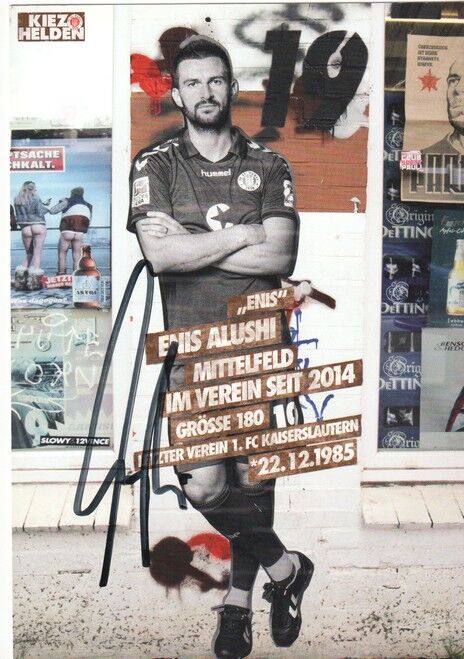 Autogramm Fussball | FC St. Pauli | 2014 | Enis ALUSHI