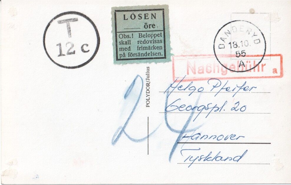 Autogramm Schlager | Alice BABS | 1950er (Portrait SW Polydor) Julius