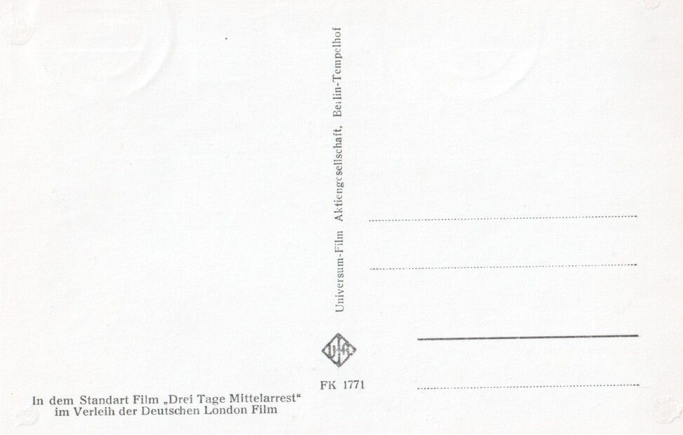 Autogramm Film | Eva PROBST | 1955 "Drei Tage Mittelarrest" (Portrait SW Ufa FK1771) Michaelis