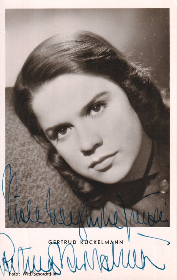 Autogramm Film | Gertrud KÜCKELMANN | 1953 "Ein Herz Spielt Falsch" (Portrait SW) Witt