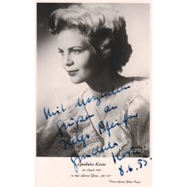 Autogramm Film | Gundula KORTE | 1954 "08/15" (Portrait SW Gloria)