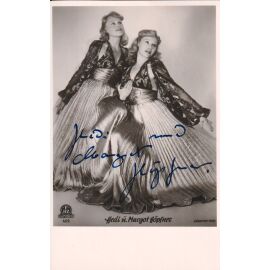 Autogramme Schauspieler | Hedi + Margot HÖPFNER | 1940er (Portrait SW FBZ 602)