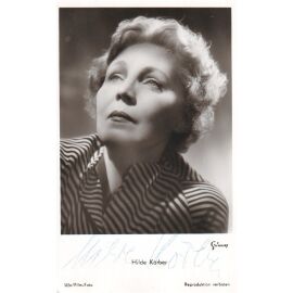Autogramm Schauspieler | Hilde KÖRBER | 1950er (Portrait SW UfA)