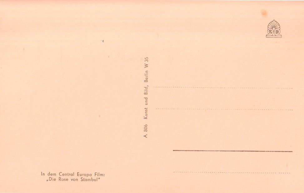 Autogramm Film | Ingeborg KÖRNER | 1953 "Rose Von Stambul" (Portrait SW Grimm)