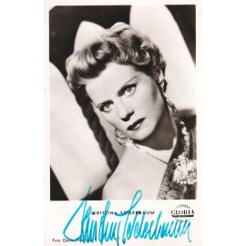 Autogramm Film | Kristina SÖDERBAUM | 1953 "Sterne Über Colombo" (Portrait SW Gloria)