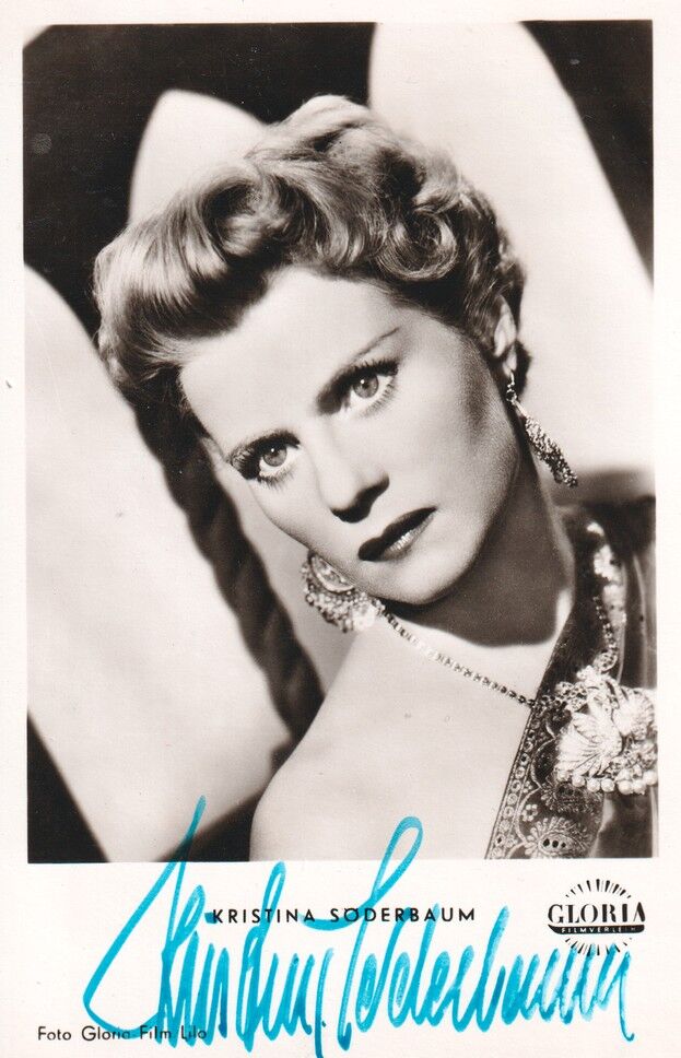 Autogramm Film | Kristina SÖDERBAUM | 1953 "Sterne Über Colombo" (Portrait SW Gloria)