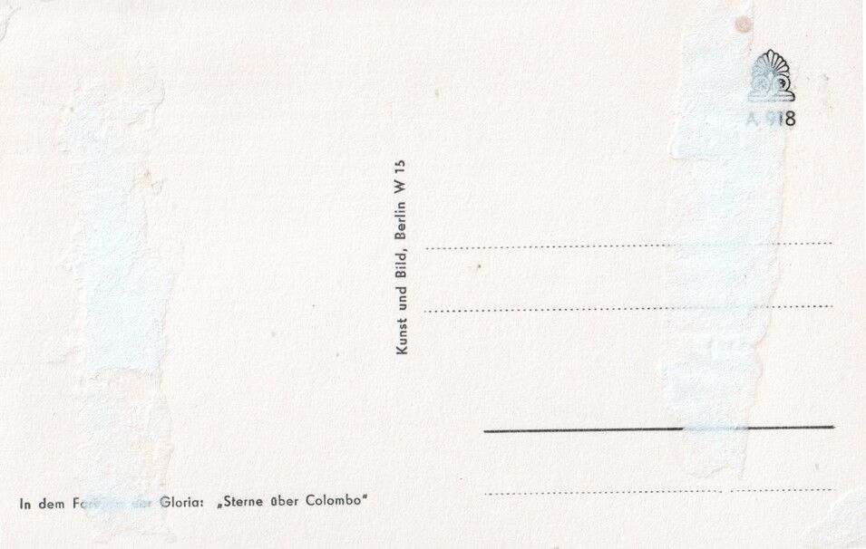 Autogramm Film | Kristina SÖDERBAUM | 1953 "Sterne Über Colombo" (Portrait SW Gloria)