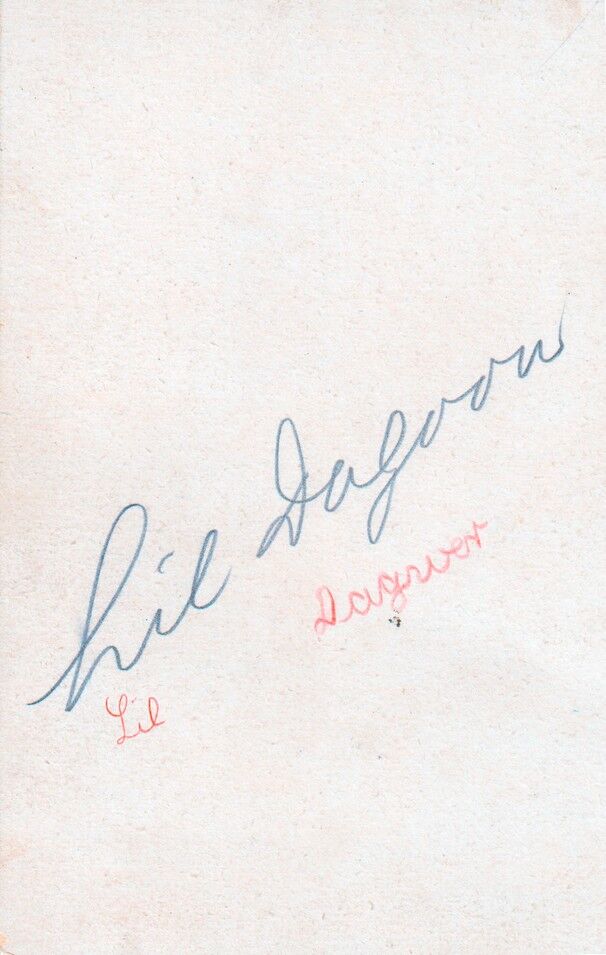 Autogramm Schauspieler | Lil DAGOVER | 1920er (Portrait SW Filmwelt)