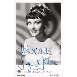 Autogramm Film | Ingrid PAN | 1953 "Ave Maria" (Portrait SW Gloria)