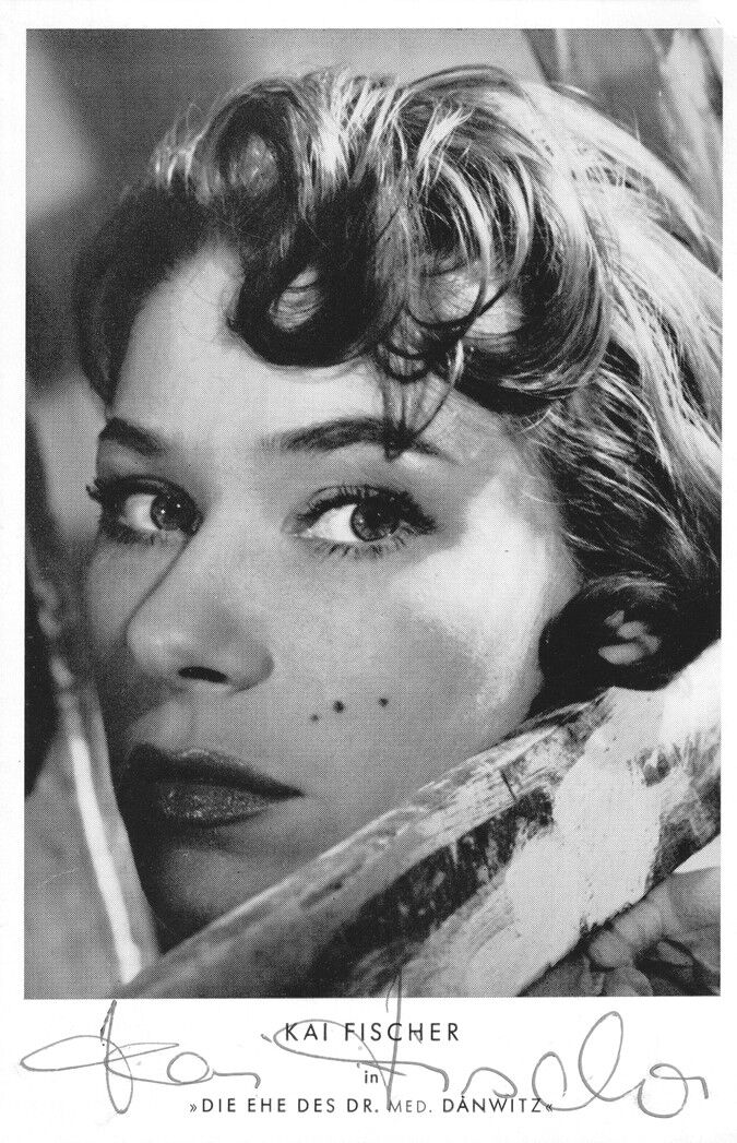 Autogramm Film | Kai FISCHER | 1956 "Ehe Dr. Danwitz" (Portrait SW)