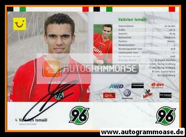Autogramm Fussball | Hannover 96 | 2007 | Valerien ISMAEL