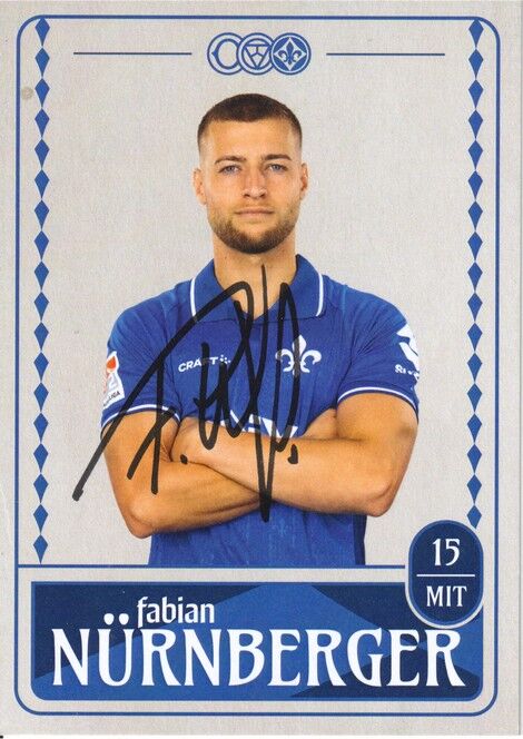 Autogramm Fussball | SV Darmstadt 98 | 2025 | Fabian NÜRNBERGER